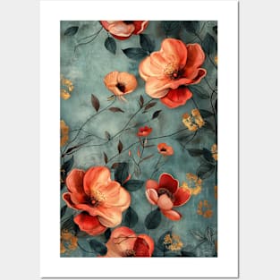 Floral Pattern Posters and Art